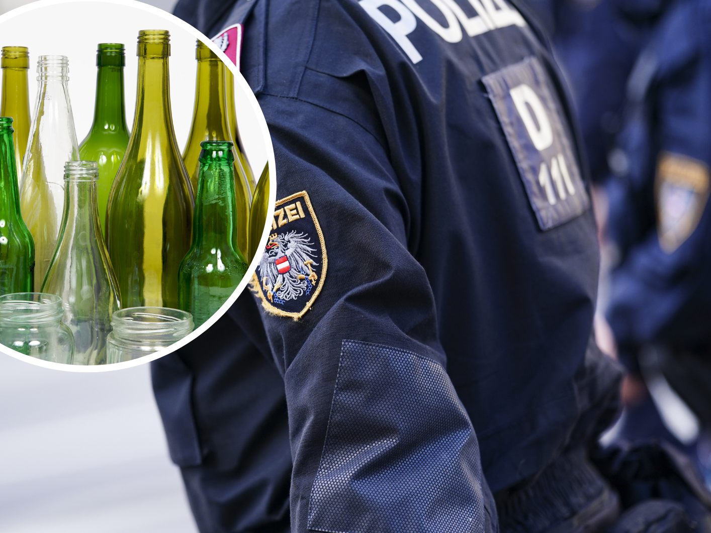 Ein Mann soll vor einem Wiener Lokal leere Flaschen gestohlen haben. Ein Mann soll vor einem Wiener Lokal leere Flaschen gestohlen haben.