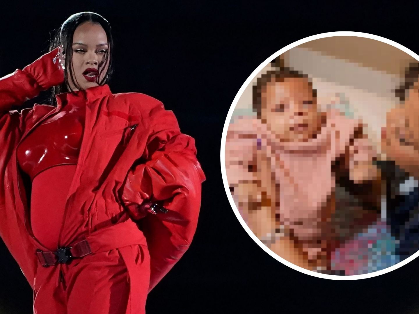 Pop-Superstar Rihanna stellte Söhnchen Riot Rose vor. Pop-Superstar Rihanna stellte Söhnchen Riot Rose vor.