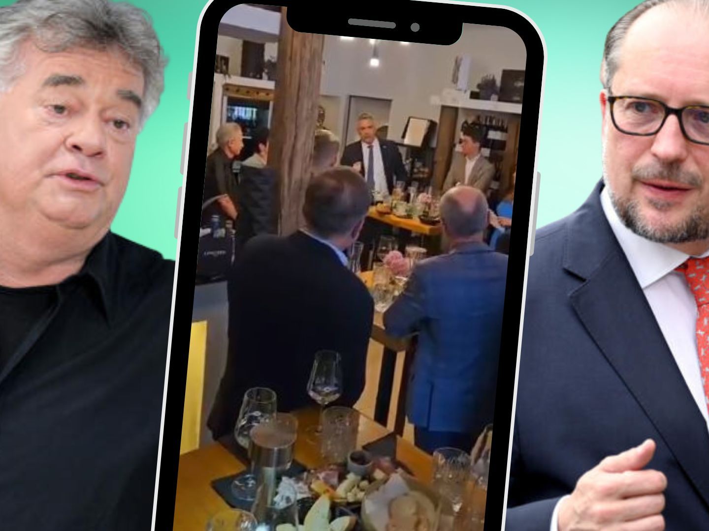 Kogler und Schallenberg versuchen nach der Aufregung über die Aussagen des Kanzlers zu beruhigen.