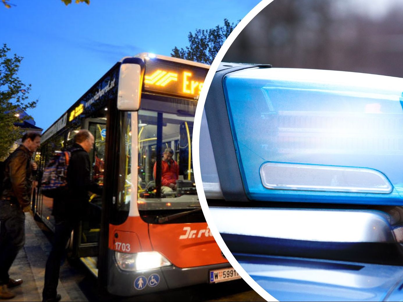 Ein 22-Jähriger bedrohte einen Wiener Busfahrer mit einer täuschen echt aussehenden Schreckschusspistole.