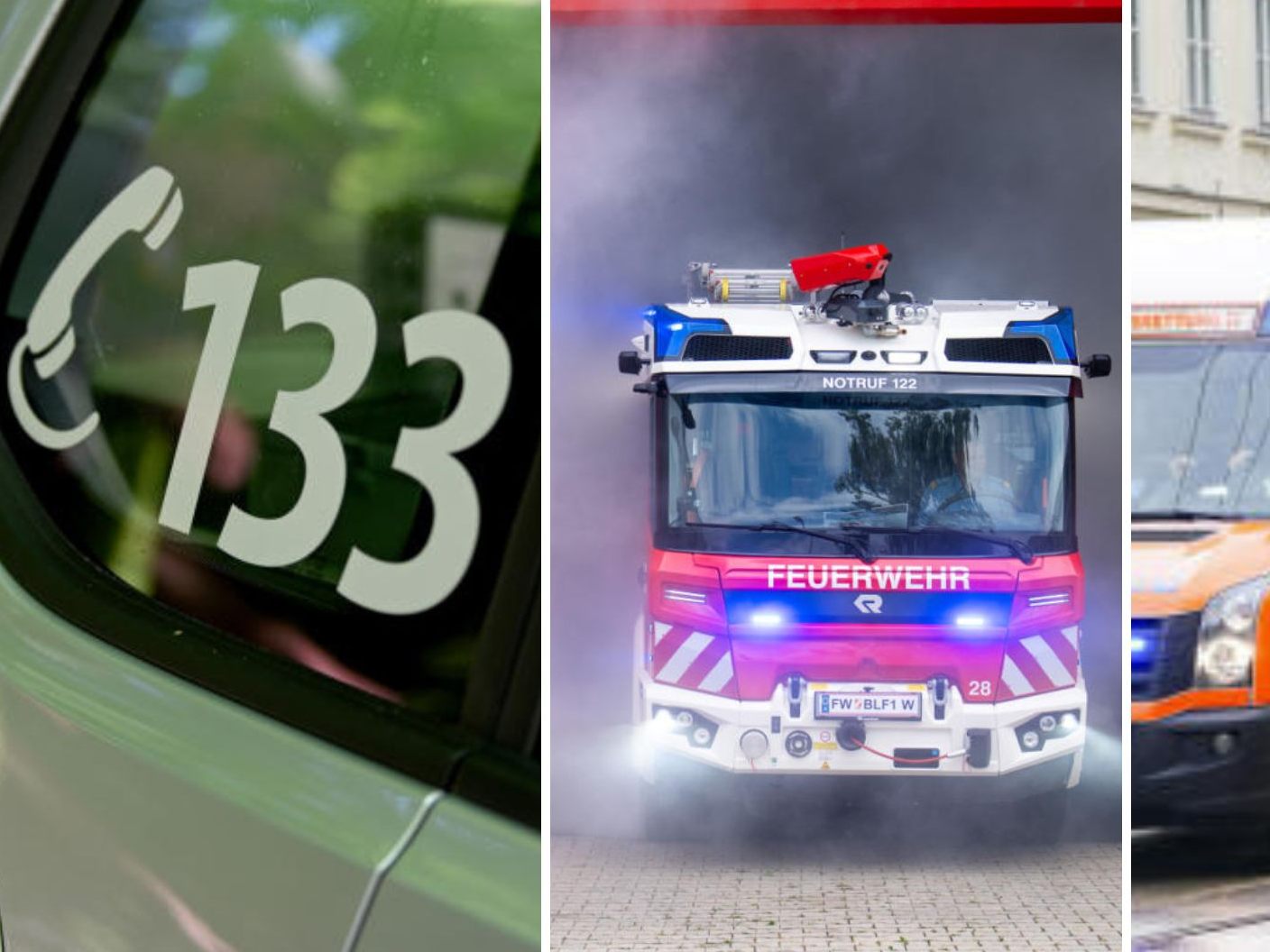 Polizei, Feuerwehr und Rettung präsentierten sich bei einer Berufsinformationsmesse am Samstag im Wiener Rathaus. Polizei, Feuerwehr und Rettung präsentierten sich bei einer Berufsinformationsmesse am Samstag im Wiener Rathaus.
