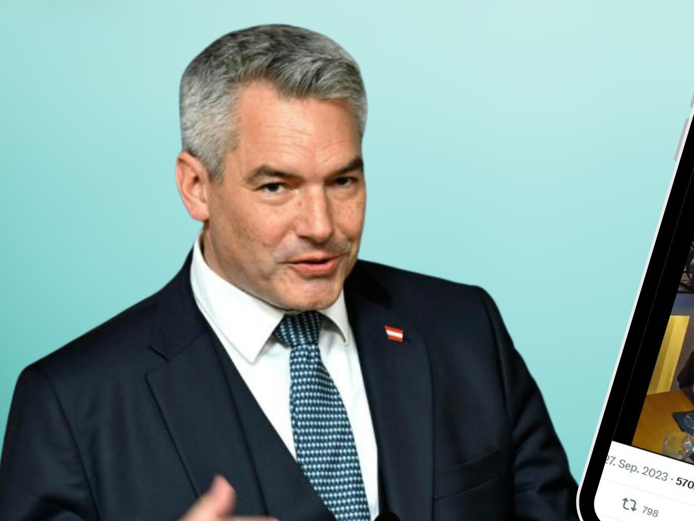 Bundeskanzler Karl Nehammer (ÖVP) sorgte mit Aussagen zu Kinderarmut und Teilzeitarbeit von Frauen in einem Video für Aufregung. Bundeskanzler Karl Nehammer (ÖVP) sorgte mit Aussagen zu Kinderarmut und Teilzeitarbeit von Frauen in einem Video für Aufregung.