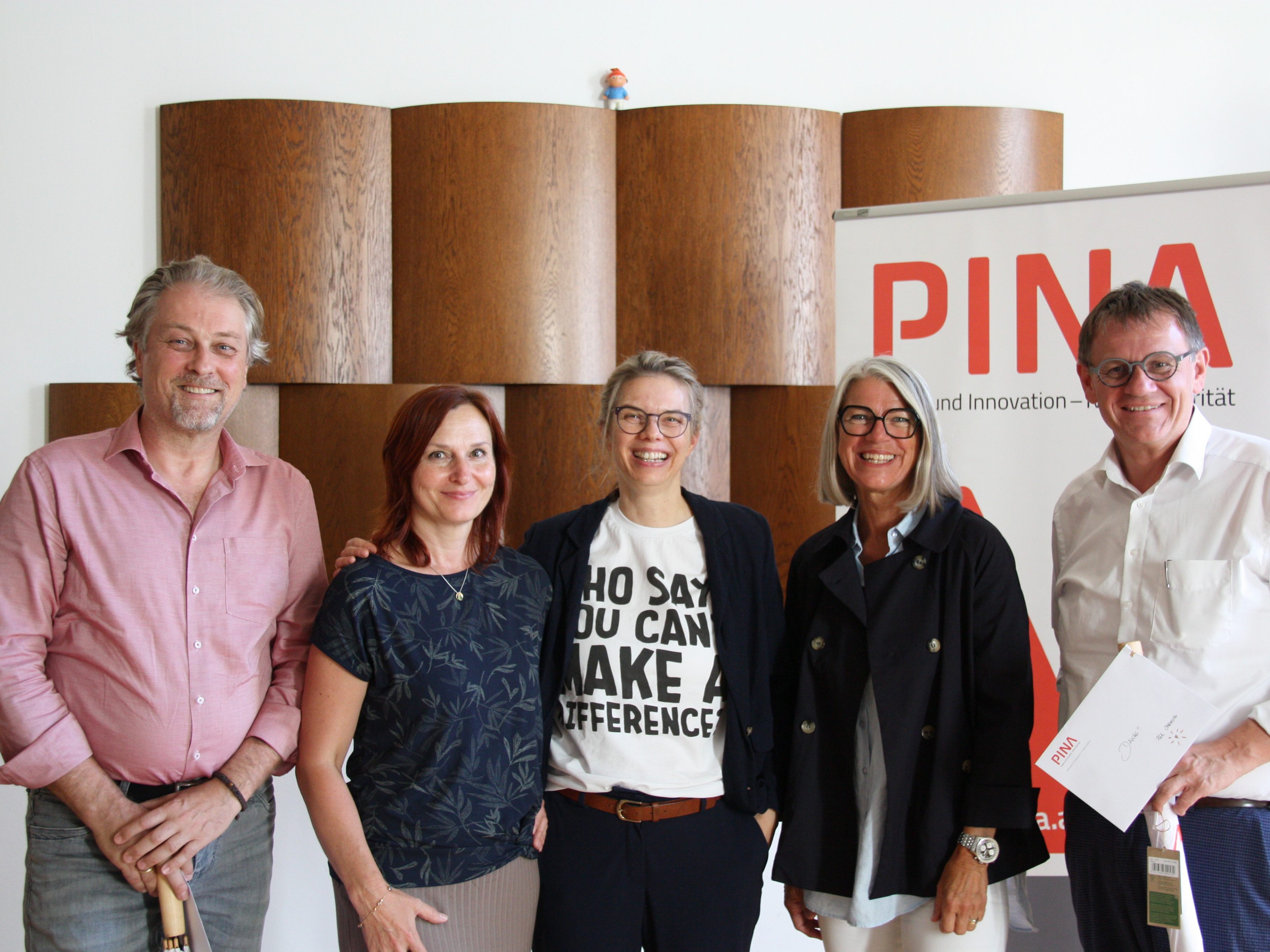 Alter und neuer Vorstand – v.l.n.r. Gerold Kornexl, Denise Hagenbucher, Claudia Schedler, Jutta Gunz, LAbg. Christoph Thoma.