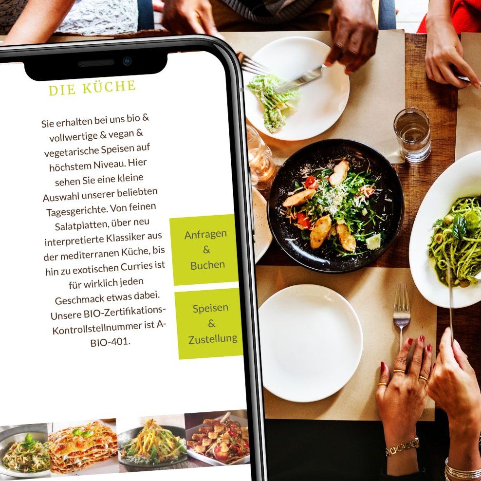 Das Restaurant des Alpenhotels punktet mit seiner biozertifizierten, veganen und vegetarischen Küche.