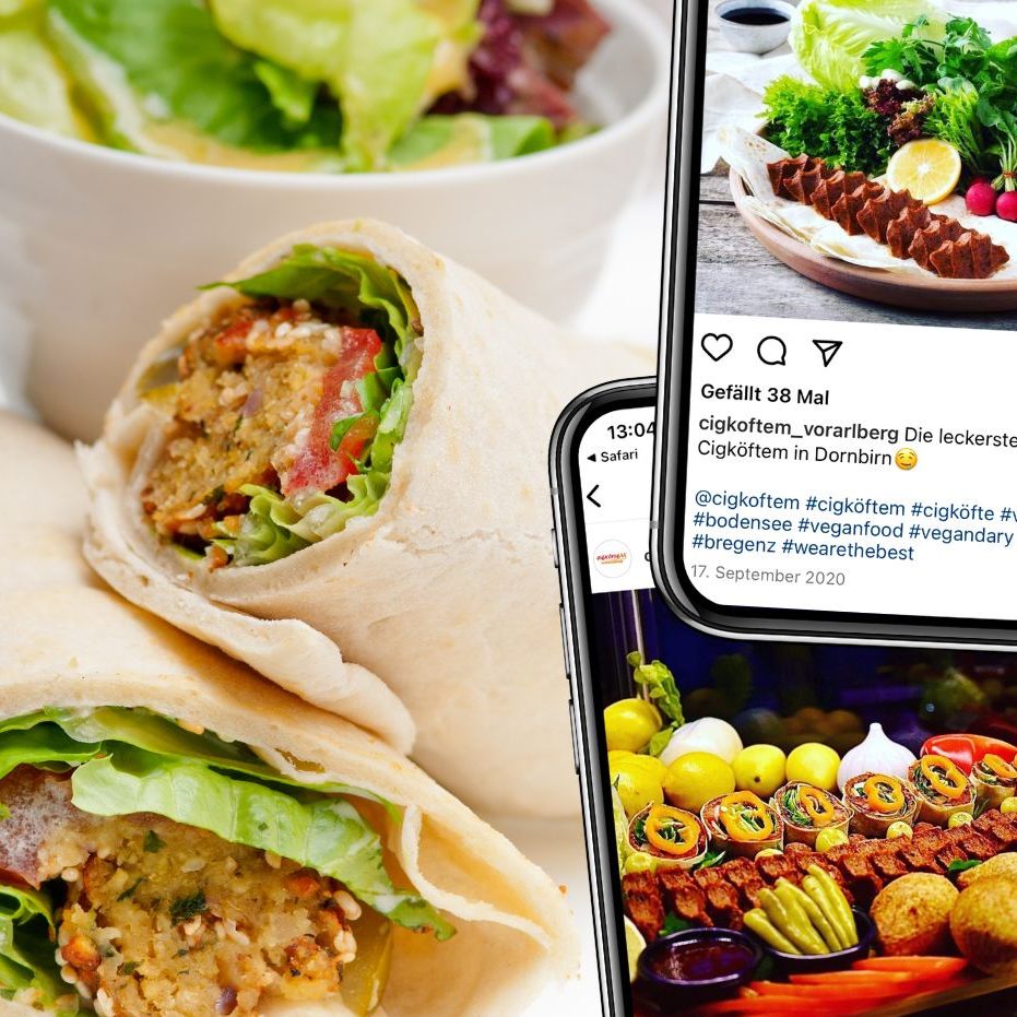 Im Cigköftem Vorarlberg wird eine vielfältige Auswahl an veganen Köstlichkeiten angeboten.