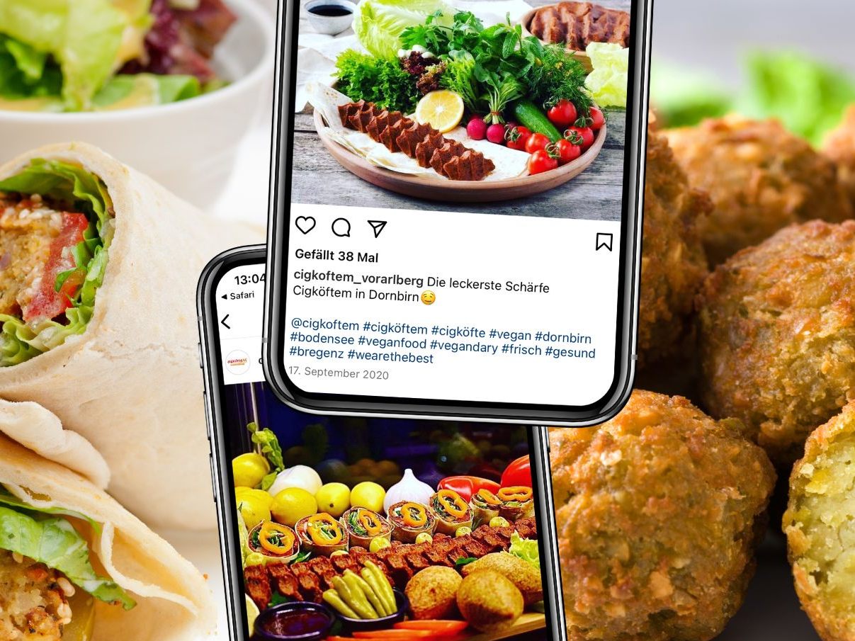 Im Cigköftem Vorarlberg wird eine vielfältige Auswahl an veganen Köstlichkeiten angeboten. Im Cigköftem Vorarlberg wird eine vielfältige Auswahl an veganen Köstlichkeiten angeboten.