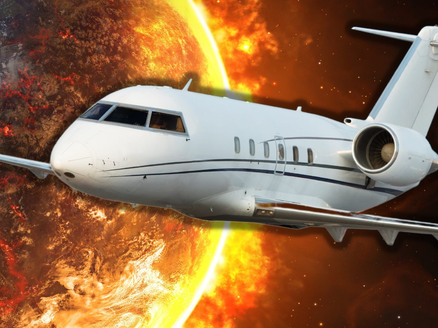 Greenpeace: Privatjet-Ticker Greenpeace: Privatjet-Ticker
