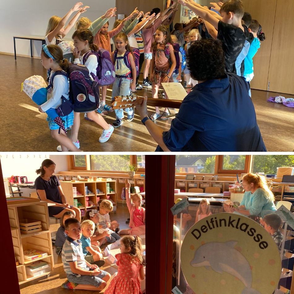 VOL.AT hat am ersten Schultag in der Volksschule Mähdle vorbeigeschaut.