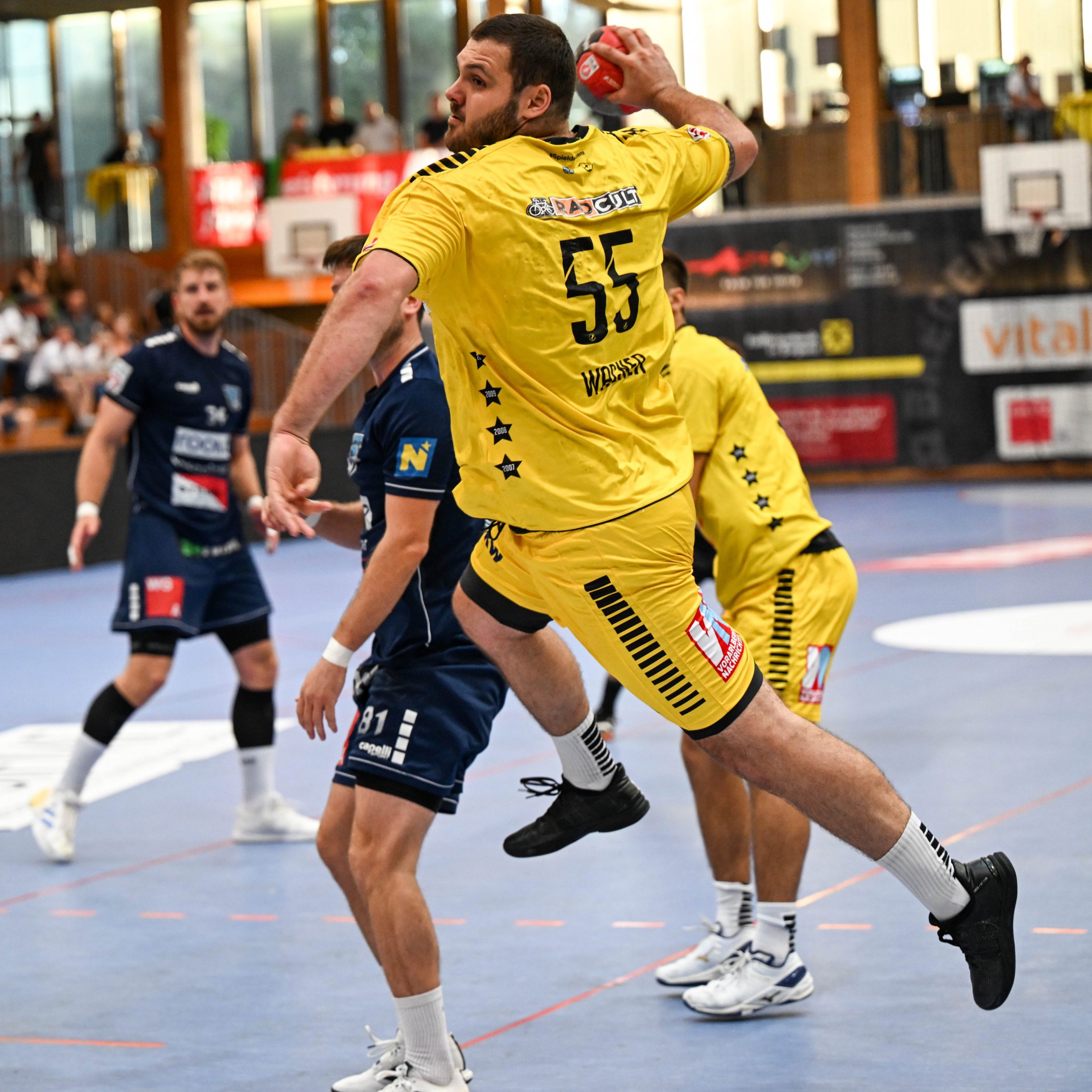 Tobias Wagner und Co. feierten gegen Vöslau am Ende einen souveränen Sieg.