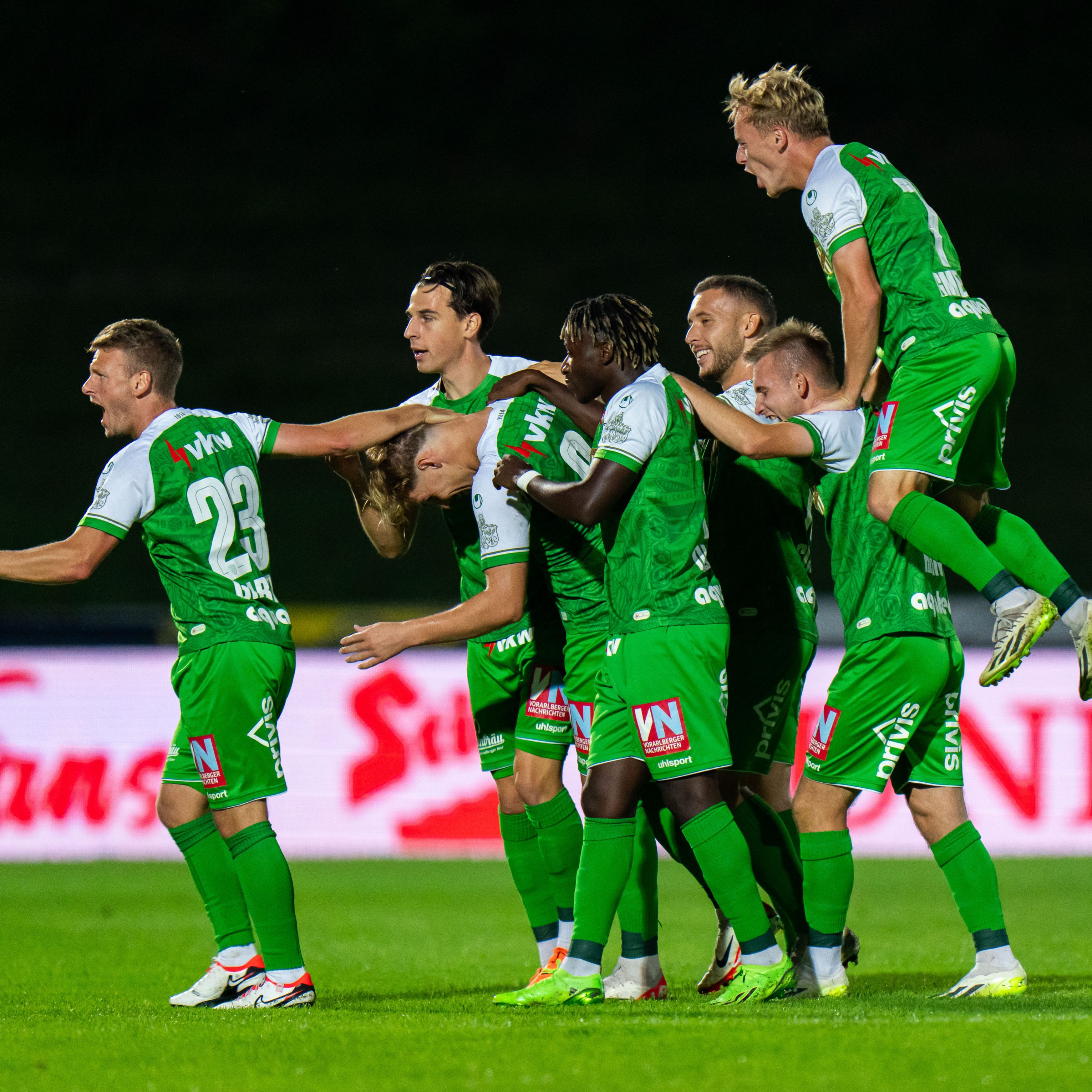 Die Lustenauer konnten im Cup endlich wieder jubeln.