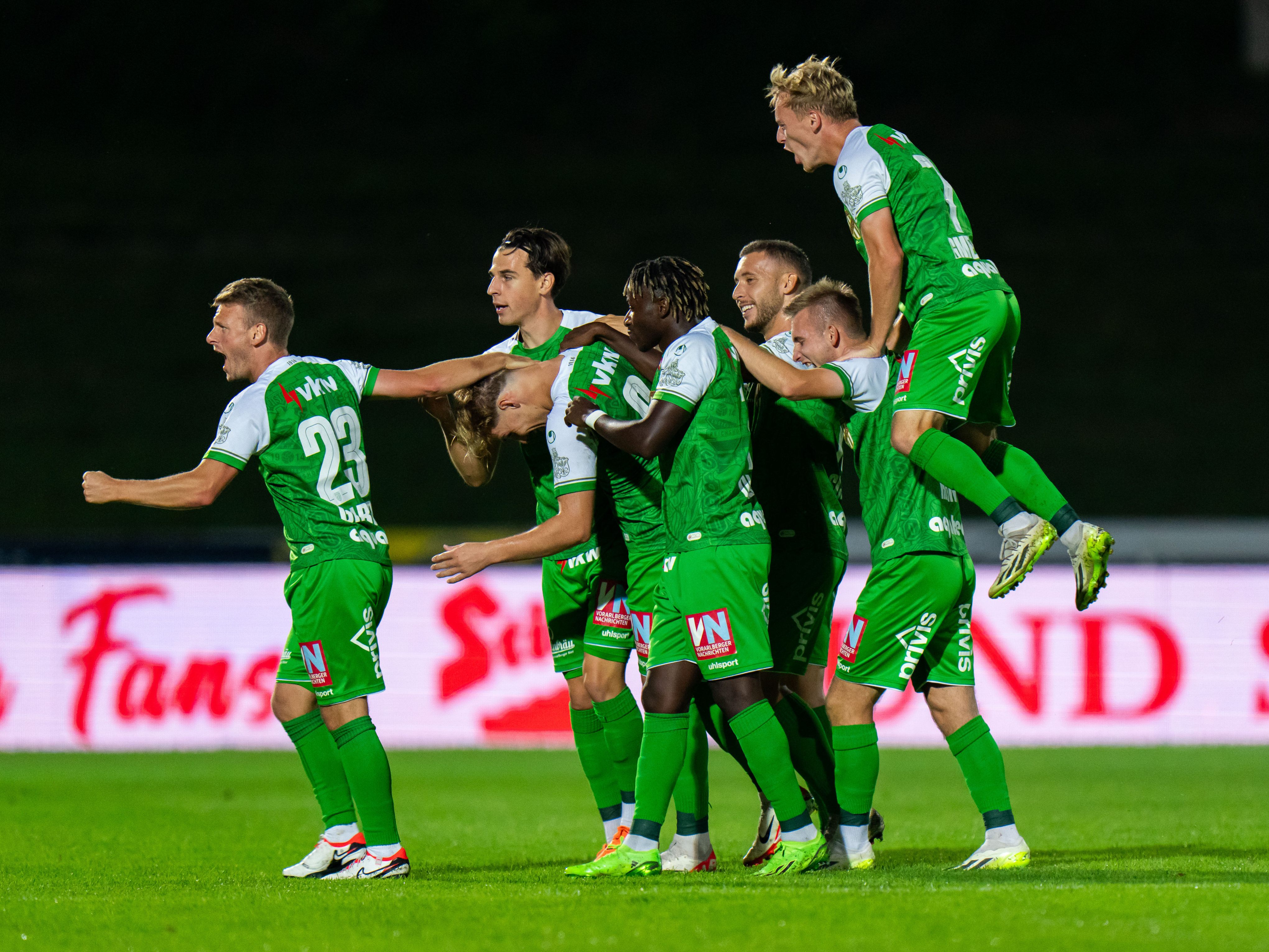 Die Lustenauer konnten im Cup endlich wieder jubeln.