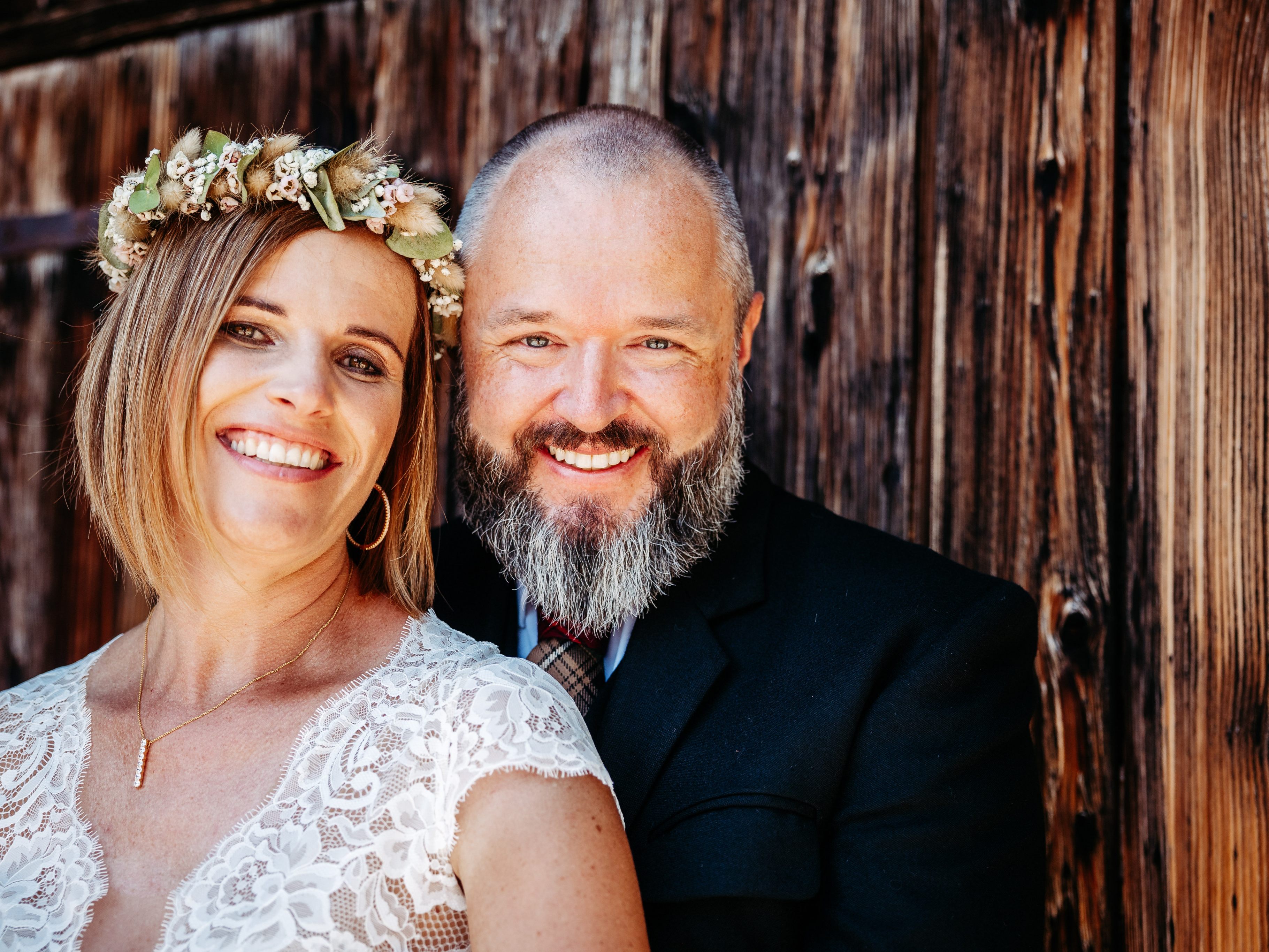 Das Hochzeitspaar Belinda und Arno.
