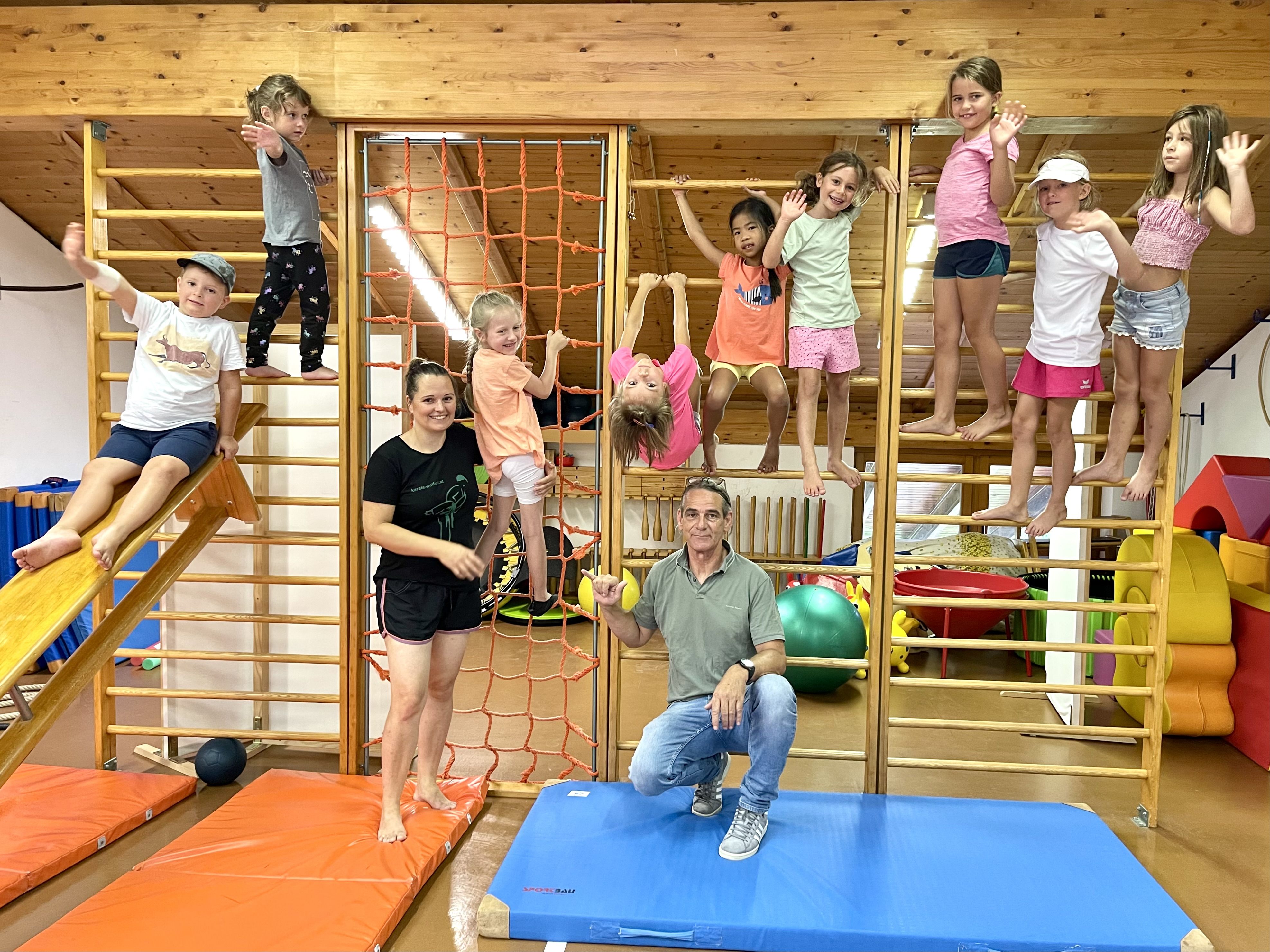 Viel Spass hatten die Kinder beim 1. Fussacher "Kinder Kampfkunst Sommer Spass"