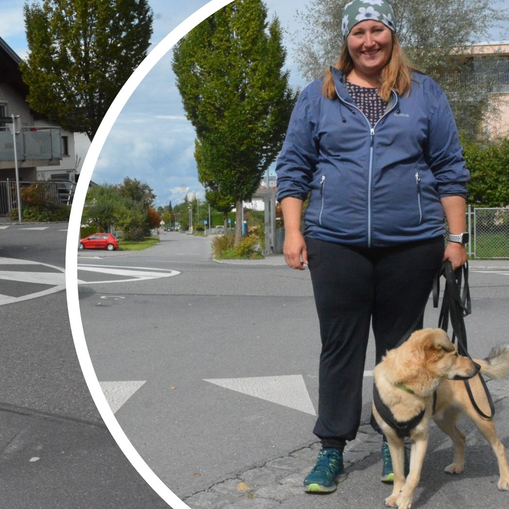 Der Minikreisel am Wiesenrain wird von vielen Autofahrern nicht als solchen wahrgenommen. Durch das Missachten der Verkehrsregeln entstehen brenzlige Situationen.