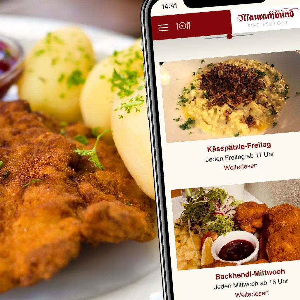 Im Maurachbund können Gäste viele köstliche Speisen genießen: Neben traditioneller Küche mit Fleisch, gibt es auch vegetarische Alternativen.