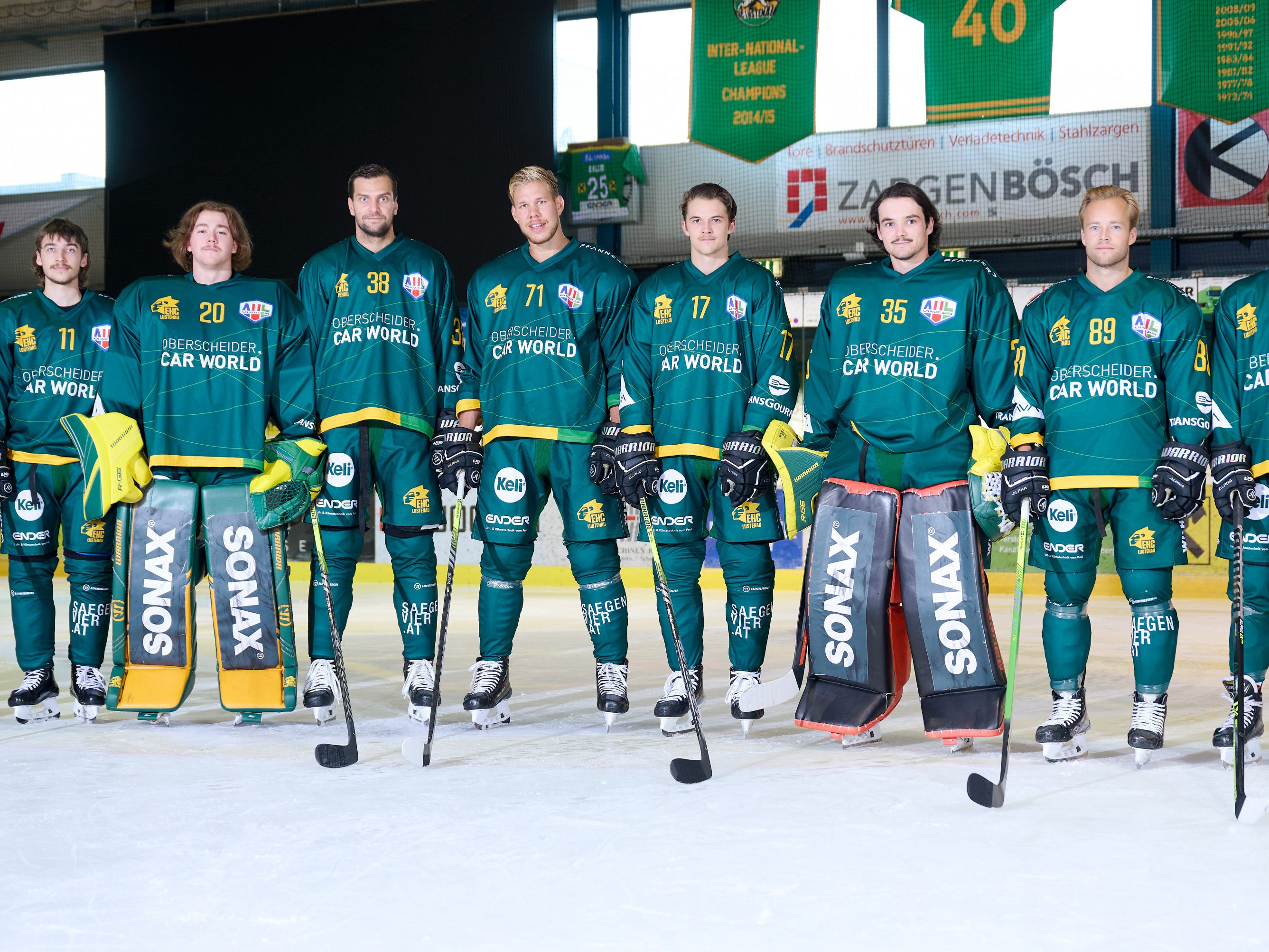 Die neuen Spieler brennen auf ihren ersten Pflichtspiel-Einsatz für den EHC Lustenau Die neuen Spieler brennen auf ihren ersten Pflichtspiel-Einsatz für den EHC Lustenau