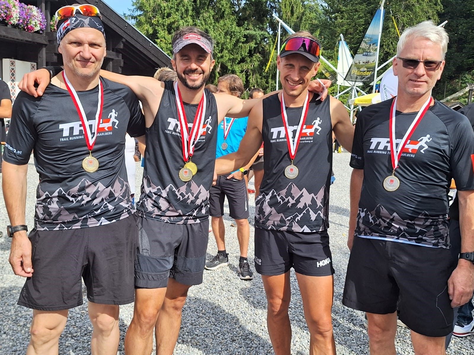 Das TRT Vorarlberg Team beim Pfänderlauf in Bregenz