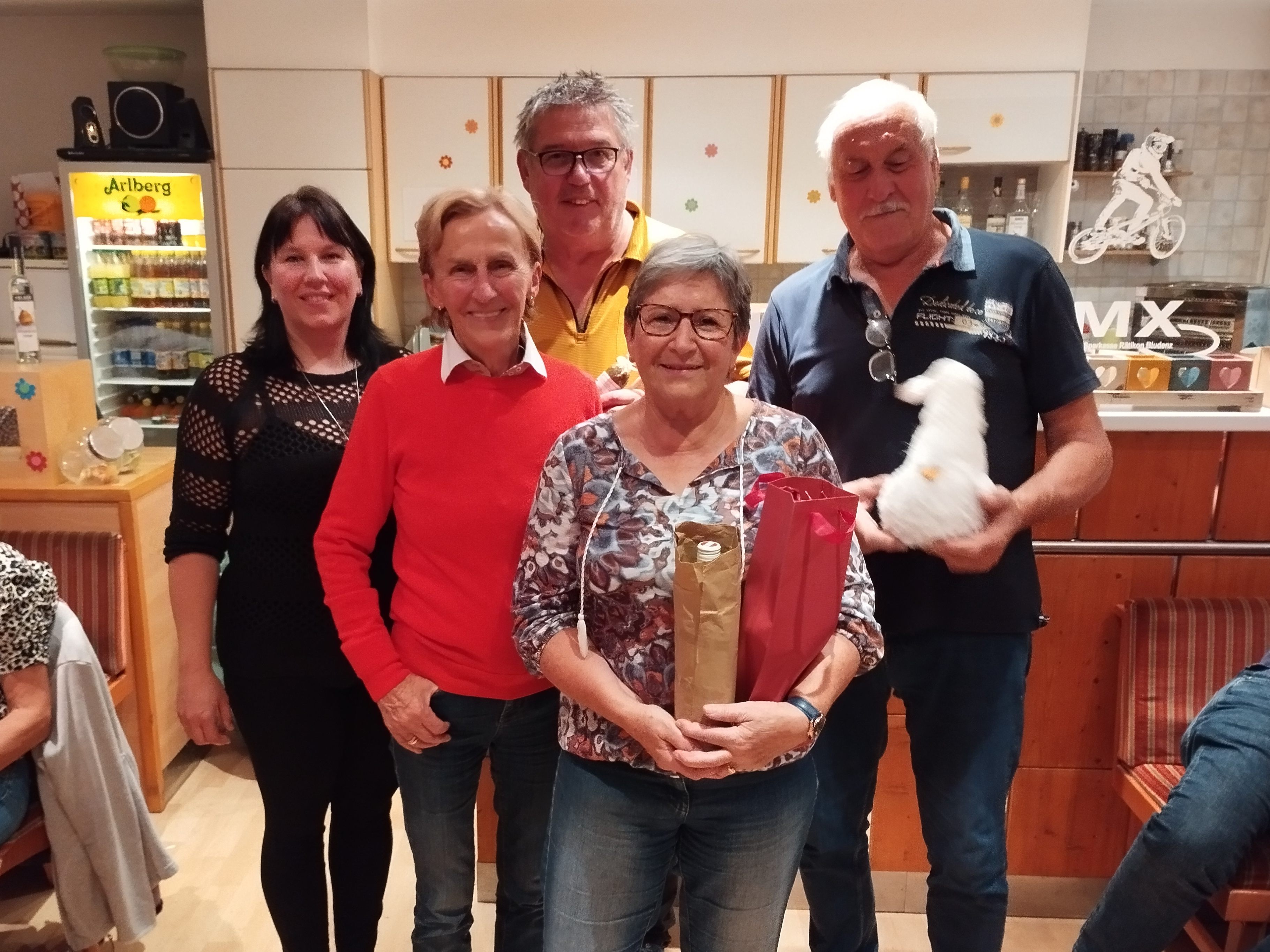 Die erfolgreichen JasserInnen mit Obfrau Chrisitine Meyer