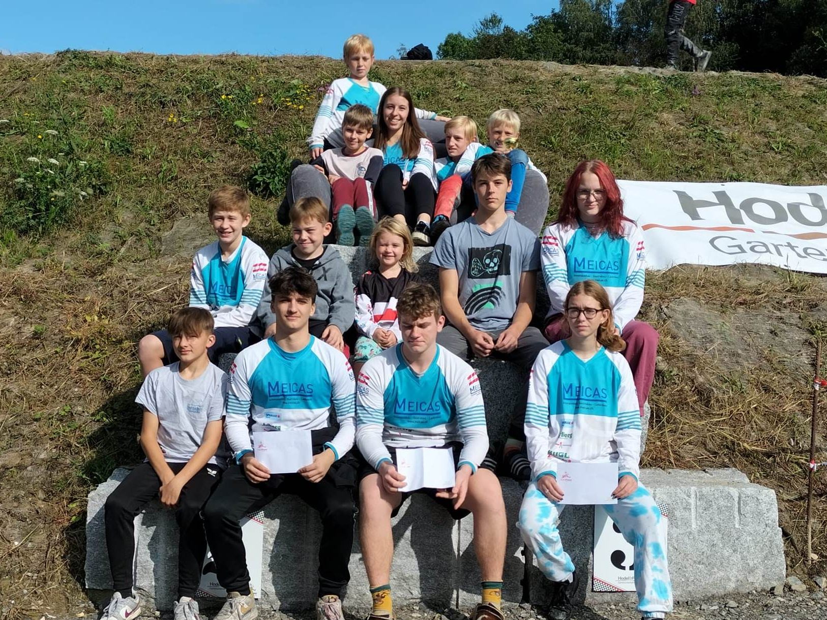 Bludenzer BMX-Sparkassenteam in Littau