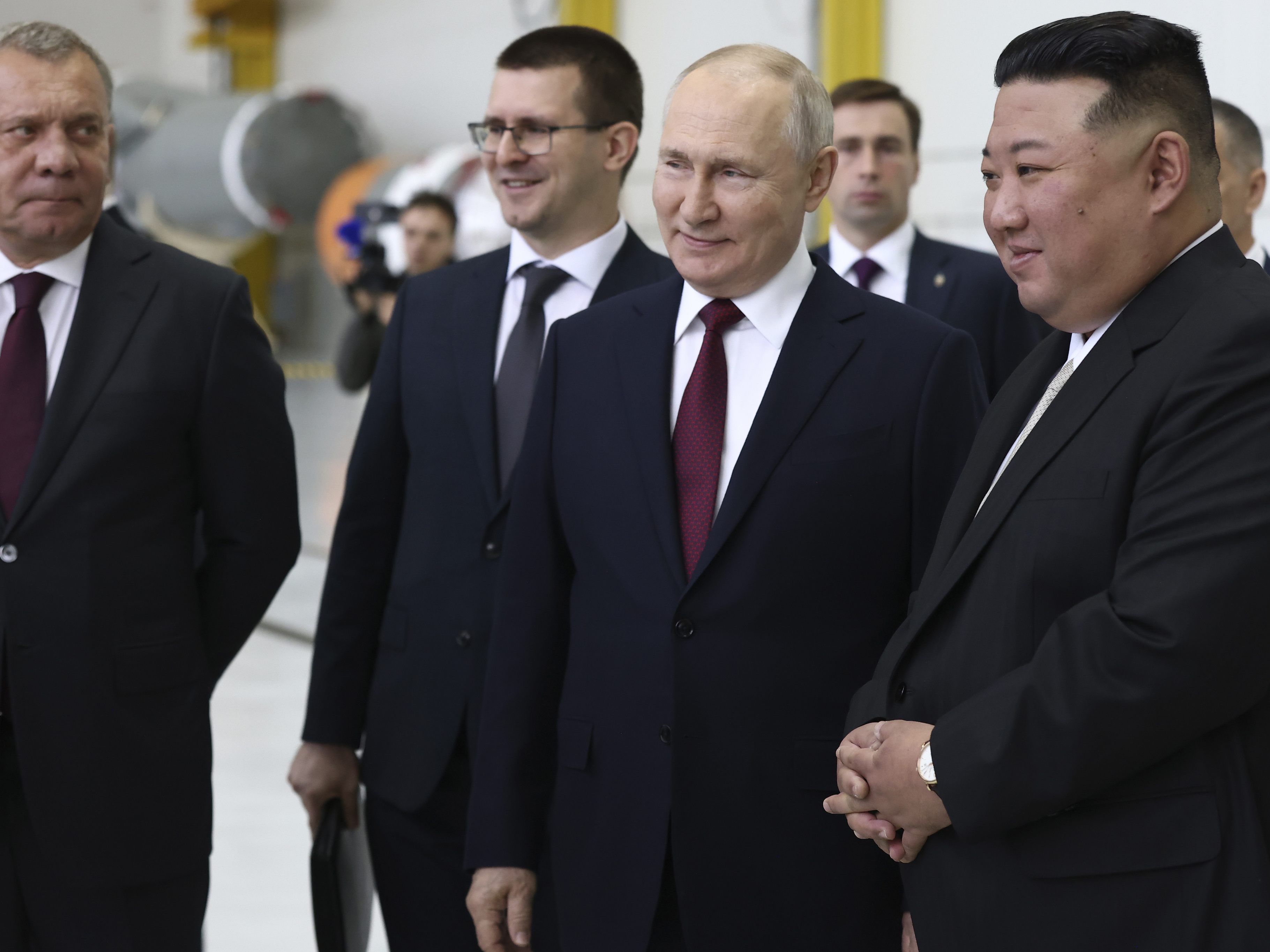 Gespräche über Waffengeschäfte zwischen Putin und Kim werden erwartet.