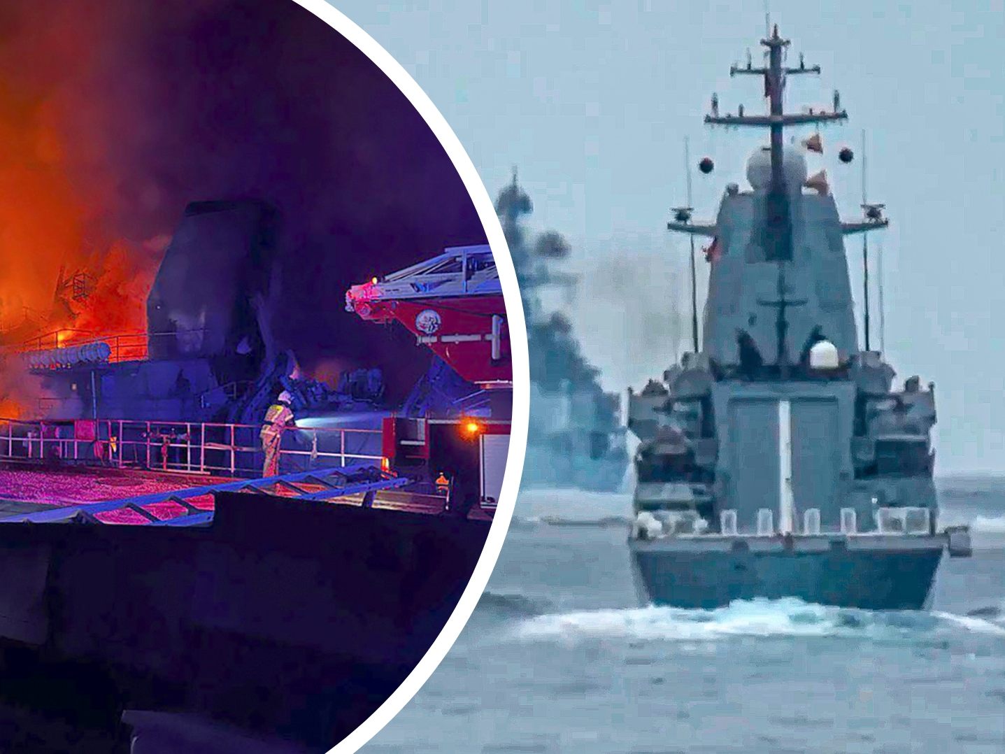 Bereits am 13. September wurde der Hafen von Sevastopol Ziel eines ukrainischen Angriffs (kleines Bild). Bereits am 13. September wurde der Hafen von Sevastopol Ziel eines ukrainischen Angriffs (kleines Bild).