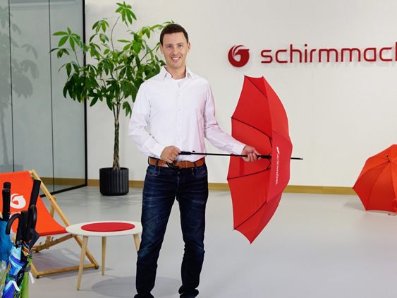 Christian Ströhle, Gründer von Schirmmacher Christian Ströhle, Gründer von Schirmmacher