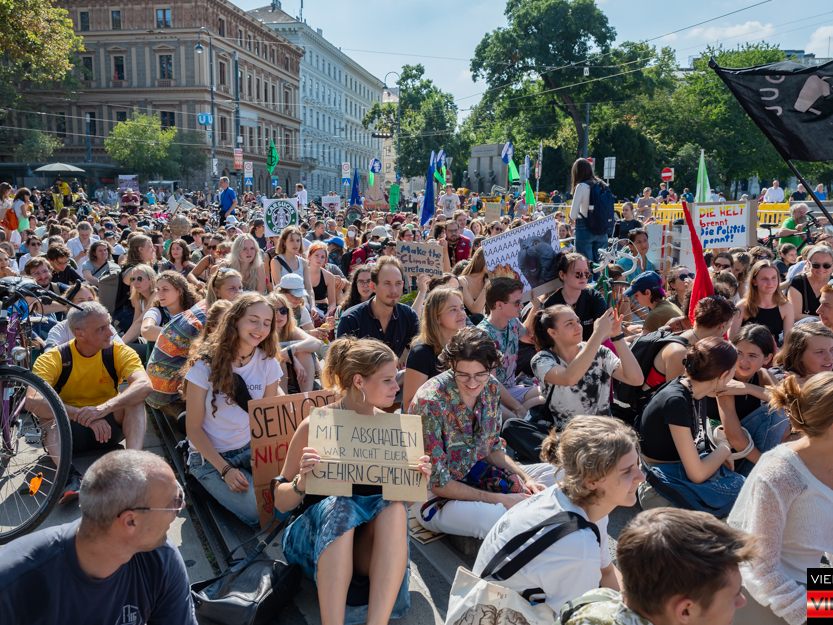 Klimastreik Demonstration in Wien