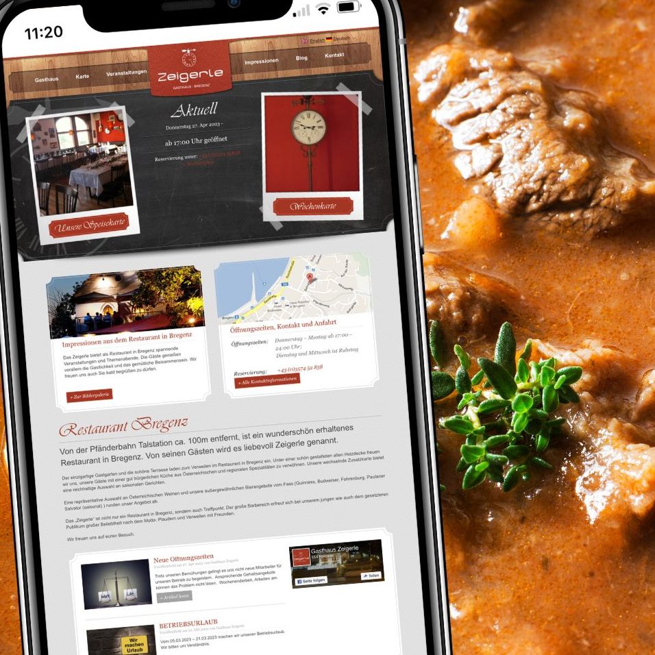 Das Gasthaus Zeigerle bietet eine kulinarische Reise, die von klassischen Vorarlberger Gerichten bis hin zu modernen Interpretationen reicht.