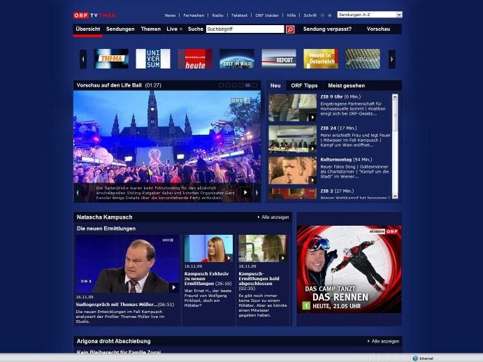 Die ORF-TVthek wird ab 2024 durch die Streamingplattform "ORF On" ersetzt. Die ORF-TVthek wird ab 2024 durch die Streamingplattform "ORF On" ersetzt.