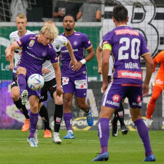 Die Wiener Austria trifft am Sonntag auf Altach.