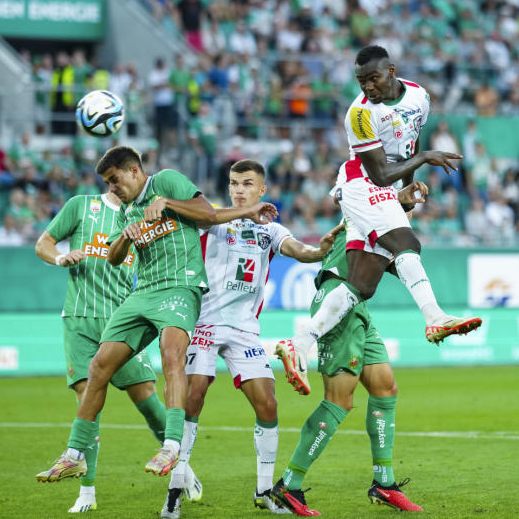 Der WAC traf mit dem Schlusspfiff zum 3:3-Remis gegen Rapid Wien.