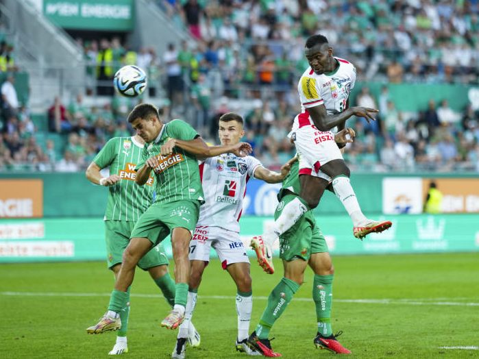 Der WAC traf mit dem Schlusspfiff zum 3:3-Remis gegen Rapid Wien.