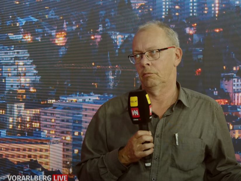 Markus Hämmerle bei "Vorarlberg LIVE".