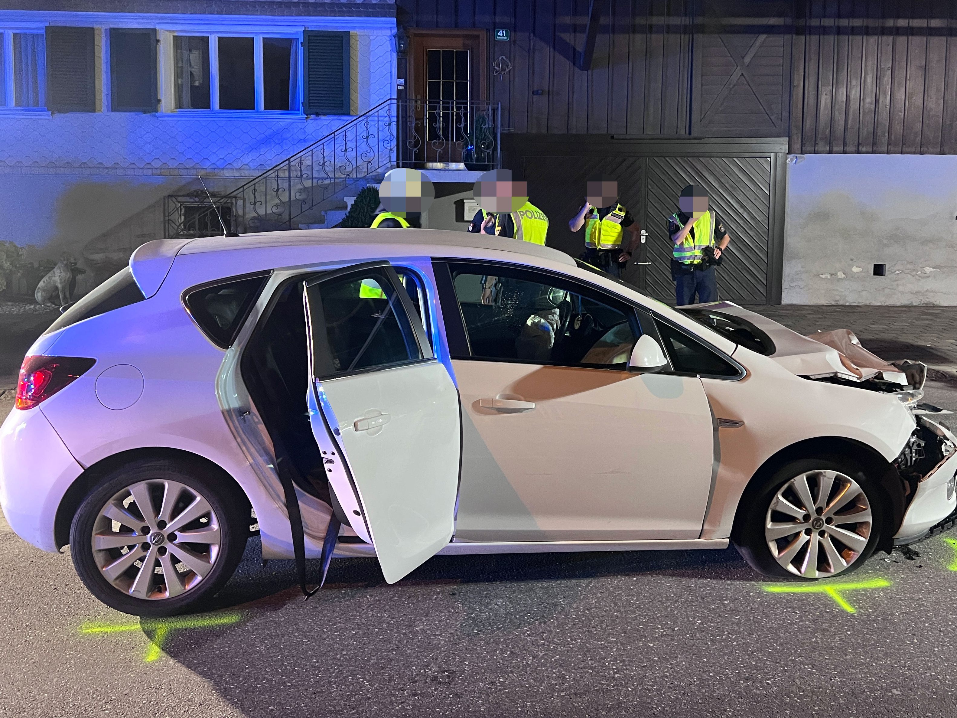 Verfolgungsjagd in der Nacht auf Samstag