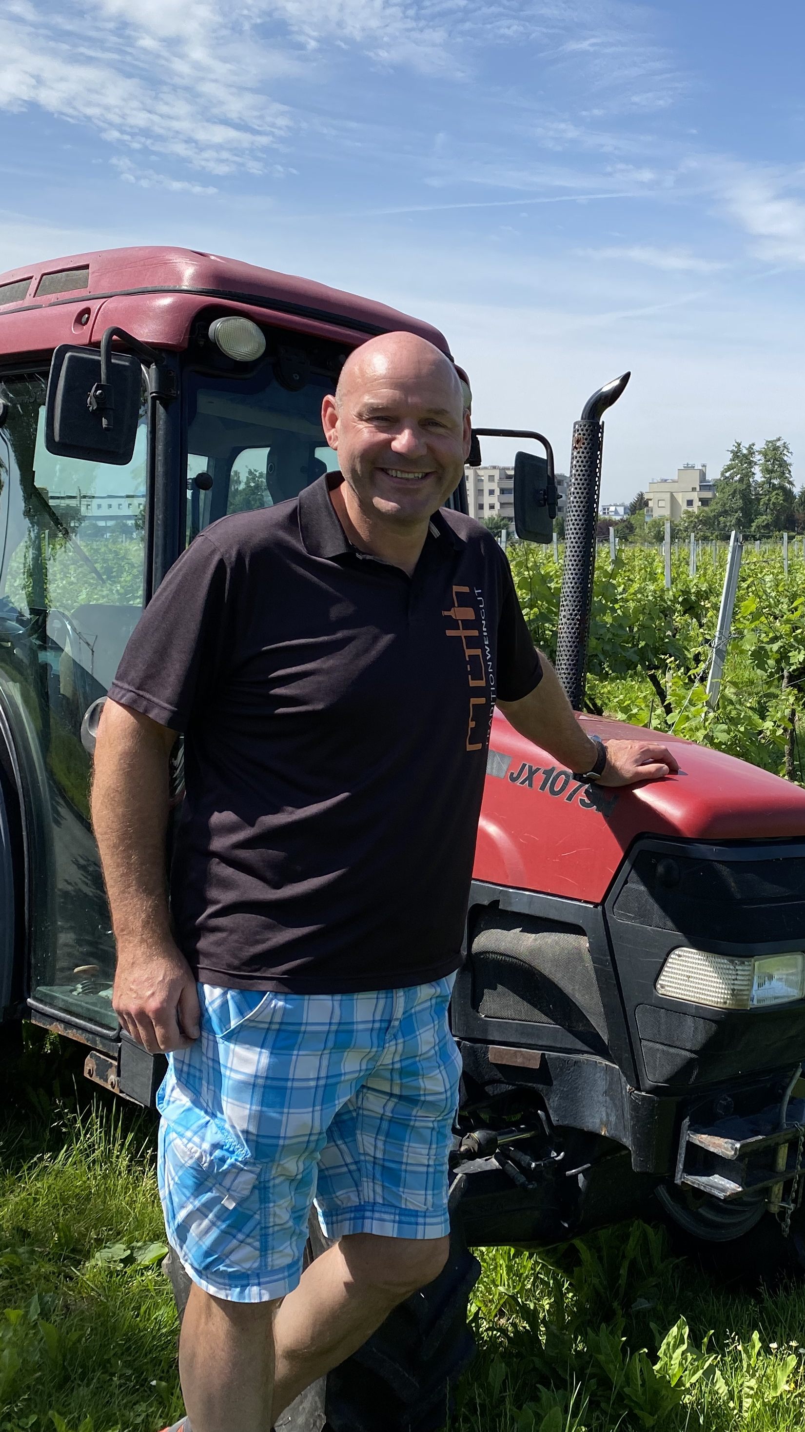 Winzer Sepp Möth rechnet mit einem guten Weinjahr.