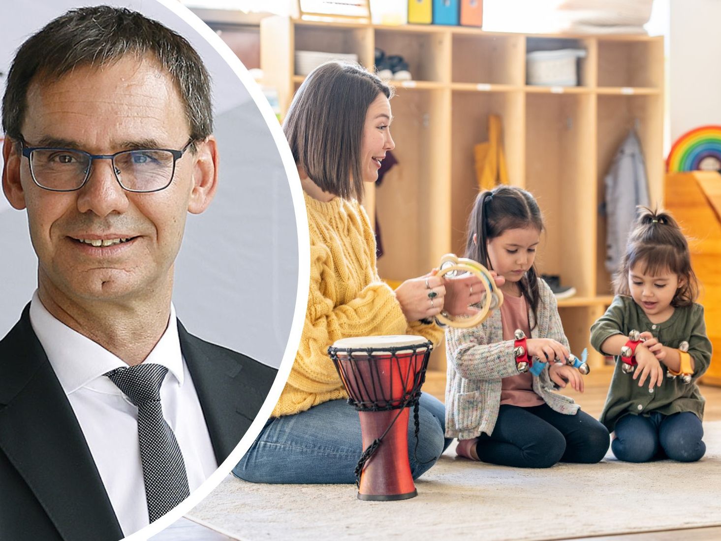 Pressefoyer im Livestream.