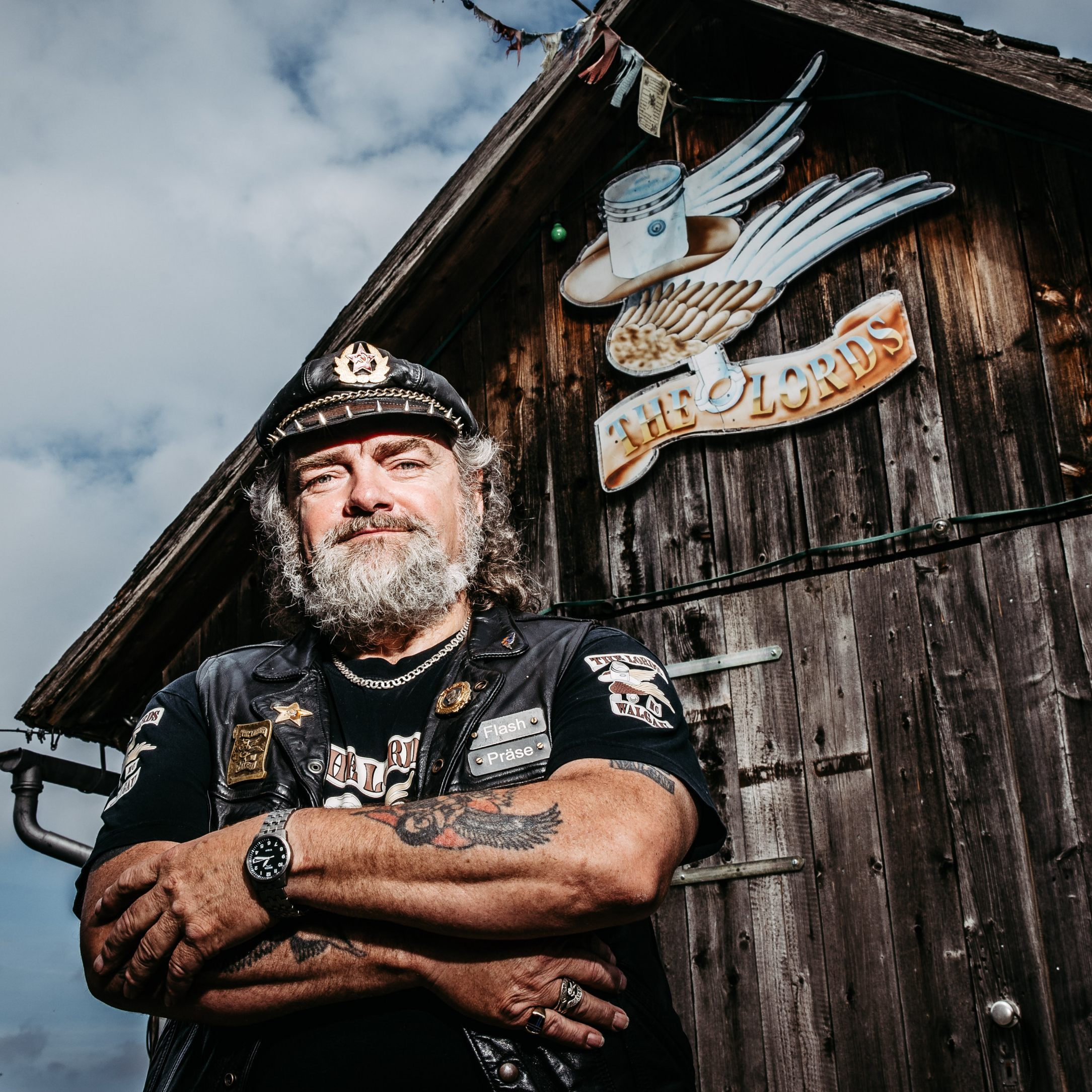 Dietmar "Flash" Halbeisen ist Präsident des MC The Lords Walgau.