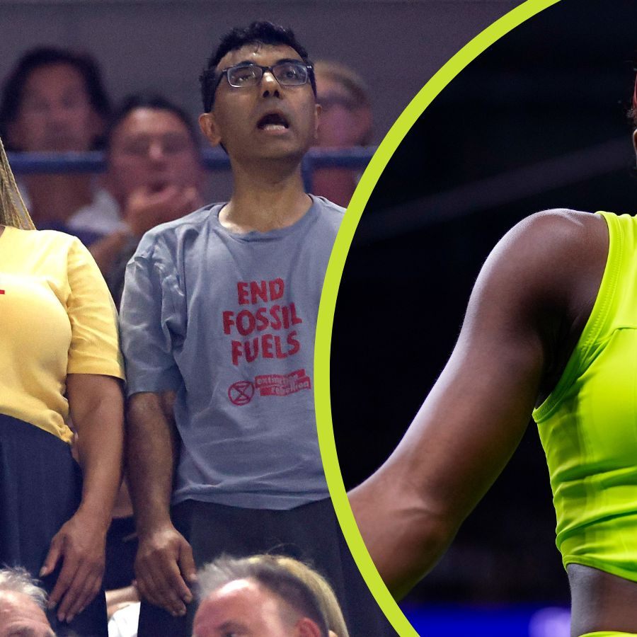 Gauff ließ sich von den Protesten nicht aus der Ruhe bringen