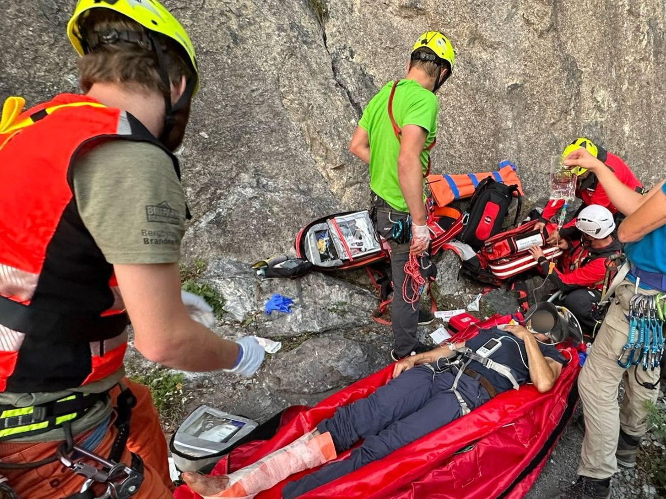Kletterunfall in Nüziders. Kletterunfall in Nüziders.