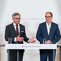 Brunner und Rauch präsentierten Grundsatzeinigung bei Finanzausgleich