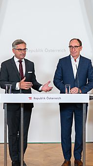 Brunner und Rauch präsentierten Grundsatzeinigung bei Finanzausgleich