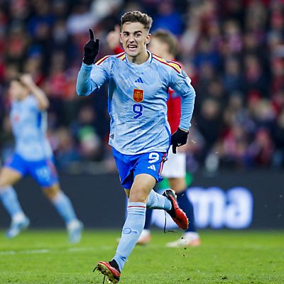 Gavi schoss das 1:0 für Spanien in Norwegen