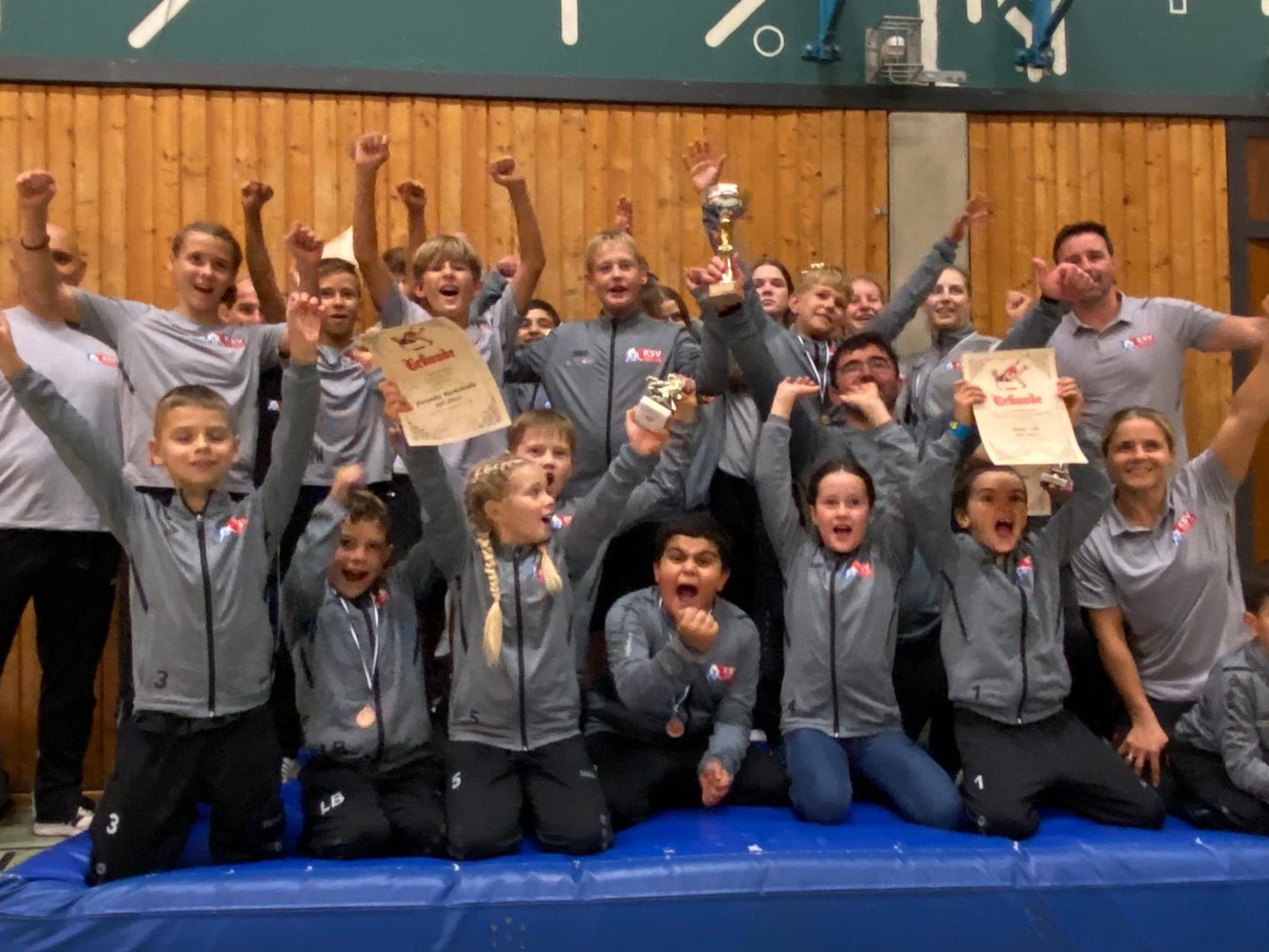 Erfolgreiche Mannschaft des KSV-Ringsportverein Götzis in Penzberg/Bayern