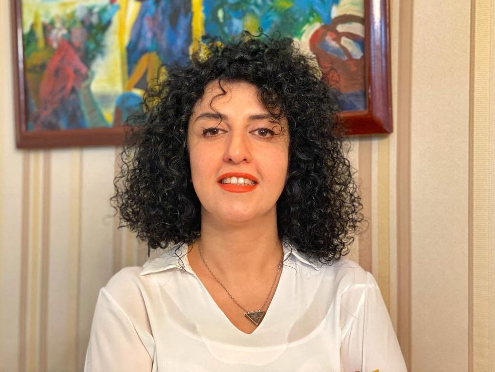 Frauenrechtlerin Mohammadi erhält den Friedensnobelpreis. Frauenrechtlerin Mohammadi erhält den Friedensnobelpreis.