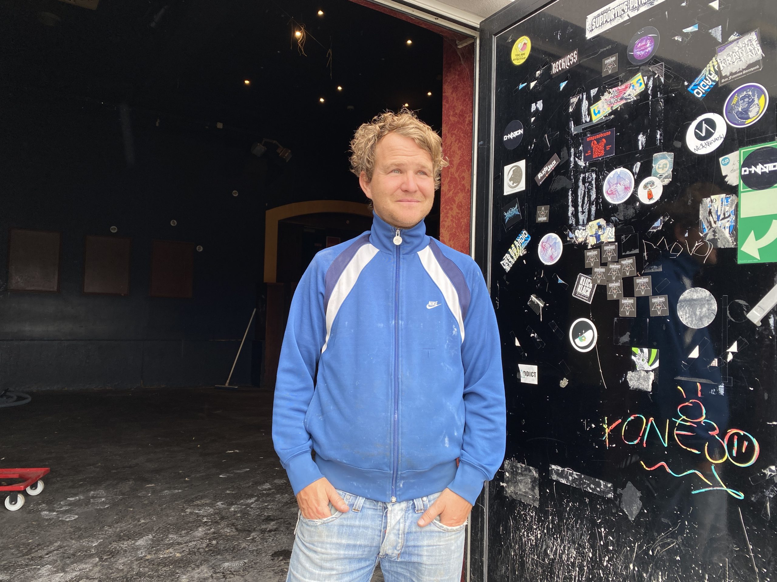 Thomas Krobath vor dem "Shake". Thomas Krobath vor dem "Shake".