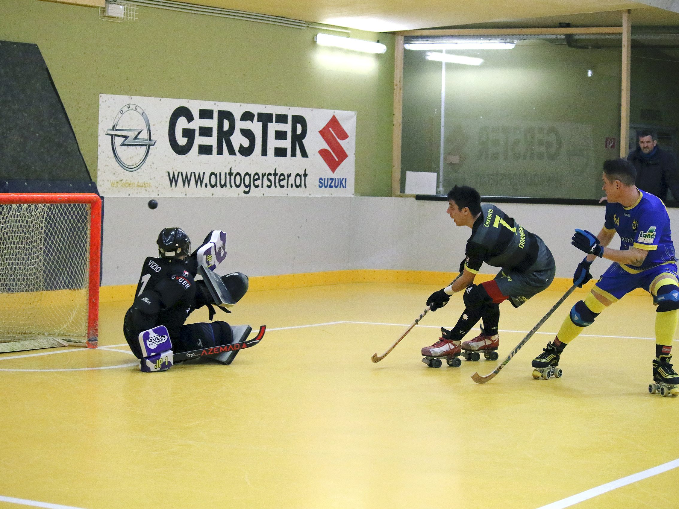 Am Samstag setzt Dornbirns Rollhockey-Team beim Spiel gegen Uttigen alles auf Sieg.