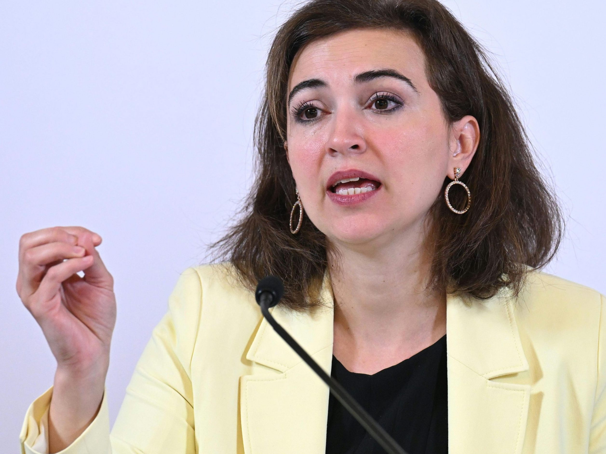 Alma Zadić versichert die Solidarität zur Ukraine. Alma Zadić versichert die Solidarität zur Ukraine.