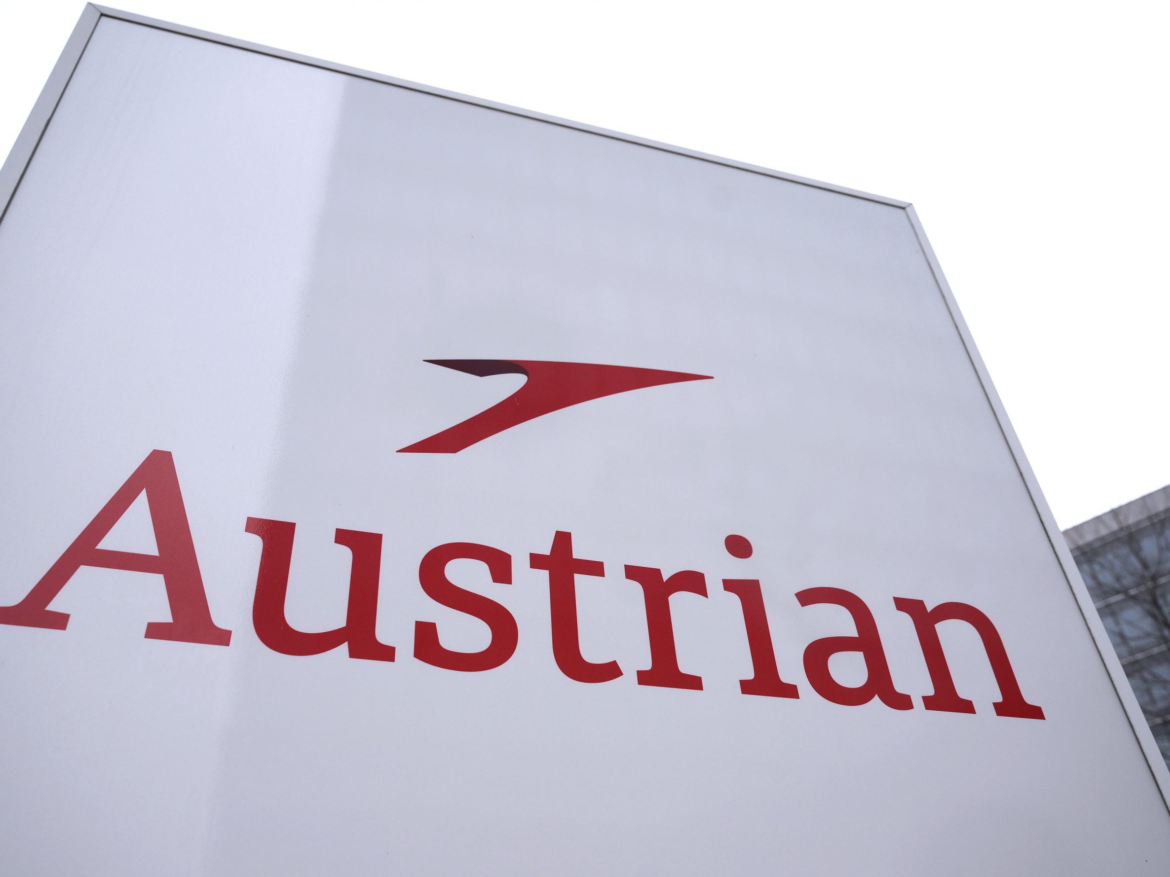 Samstagmittag Ende von Betriebsversammlung des AUA-Bordpersonals.