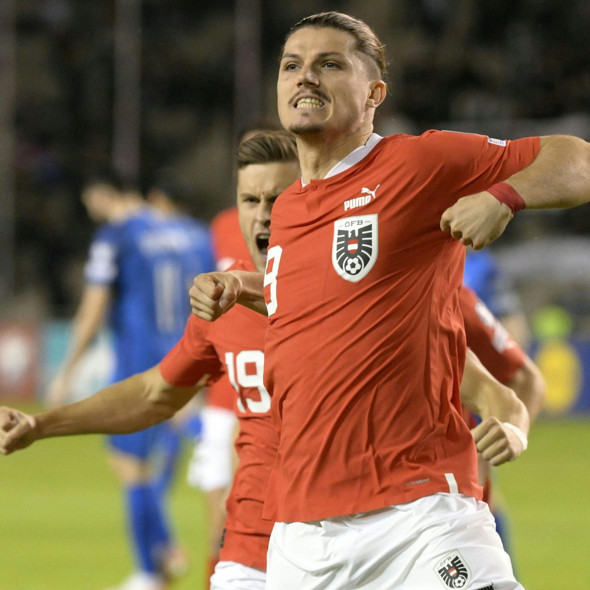 Marcel Sabitzer schoss Österreich zum 1:0-Sieg in Baku.
