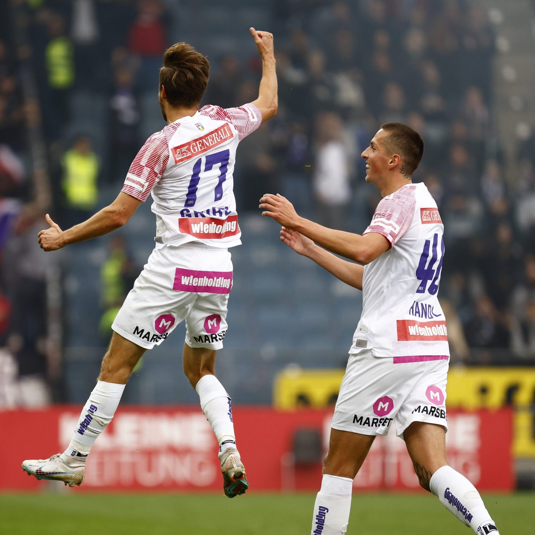 Andreas Gruber schoss die Wiener Austria in Graz zum Sieg.